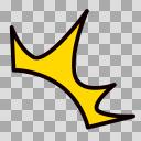 【感情アイコン・漫符】びっくり、衝撃マーク【フリー素材あそび】