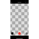 iPhone　ビデオ画面(録画前)　縦ver