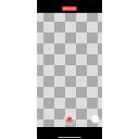 iPhone　ビデオ画面(録画中)　縦ver
