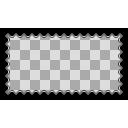【背景素材】波フチ【ドット絵】