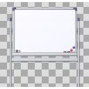 ホワイトボード（足付き）【透過PNG】