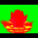 爆炎のような攻撃エフェクト
