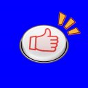 youtube高評価ボタンを押すアニメーションBB（クリック音付き）【フリー素材あそび】