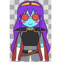 【画像】 くるくるメガネをかけた少女