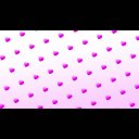 動く背景ループ ハート（パープル）