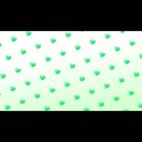 動く背景ループ ハート（グリーン）