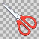 ハサミs【透過PNG】