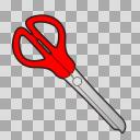 ハサミのイラスト、アイコン【フリー素材あそび】