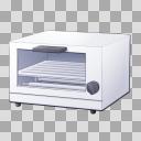 トースター（白）【透過PNG】