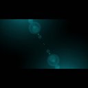 レンズフレア（青）のエフェクト【フリー素材あそび】