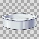 金ダライ【透過PNG】