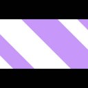 長丸図形のトランジション（ホワイト＆ブルー）