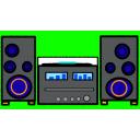 どうぶつの森に出てきそうな【コンポ】のイラスト