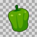 ピーマンのイラスト【フリー素材あそび】