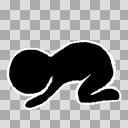 土下座する犯人のイラスト【フリー素材あそび】