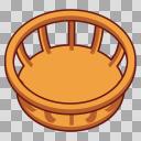 カゴのイラスト【フリー素材あそび】