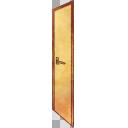ドア（斜め）のイラスト【フリー素材あそび】