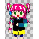 女アンドロイドの立ち絵