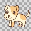 犬のイラスト【フリー素材あそび】