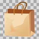 茶色い紙袋のイラスト【フリー素材あそび】