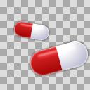 薬のイラスト（カプセル剤）【フリー素材あそび】