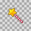 スターロッドのイラスト【フリー素材あそび】