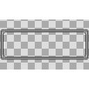 【素材】メッセージウィンドウ35（透過）【ドット絵】