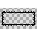 【素材】メッセージウィンドウ37（透過）【ドット絵】