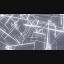 【動画素材】電気バチバチ　レーザー/白銀/シルバー/ノイズ