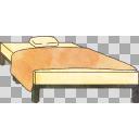 ベッドのイラスト【フリー素材あそび】