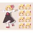 ルーミア　立ち絵素材
