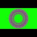 カットイン／演出／背景動画素材／闇／紫／魔法陣
