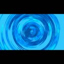 カットイン／演出／背景動画素材／水／青／渦