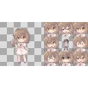   ちびささらちゃん with ちびタカハシ 素材