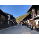 奈良井宿の街並み風景