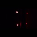 【素材】真っ暗なエレベーター　3F→1F