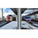 381系　スーパーやくもとゆったりやくもの並び　米子駅