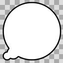 吹き出し【フリー素材あそび】