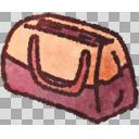 カバンのイラスト【フリー素材あそび】