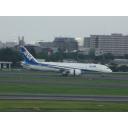 ボーイング787＠伊丹空港（試験用の機体）