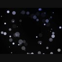 中心から全体に広がる（アルファチャンネル）