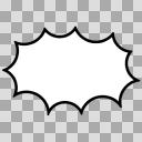 吹き出し【フリー素材あそび】