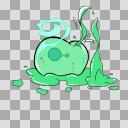 ファンタジー系モンスターの立ち絵『スライム』飾りと粘液セット　投稿し直し