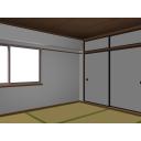 和室1（曇り・照明なし）