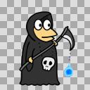 やきうのお兄ちゃん全身　ハロウィン仮装死神