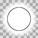 丸い枠【フリー素材あそび】