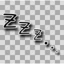 漫符】Zzzマーク（黒） - ニコニ・コモンズ