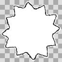 吹き出し【フリー素材あそび】かすれ線