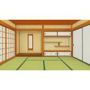 和室（床の間）【フリー素材あそび】