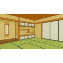 和室（床の間）【フリー素材あそび】